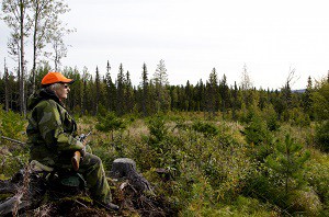 jägare på pass